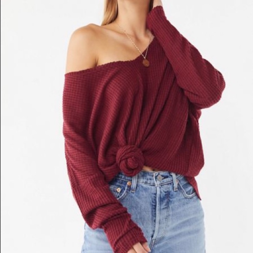 Urban Outfitters Out From Under Maroon Long Sleeve